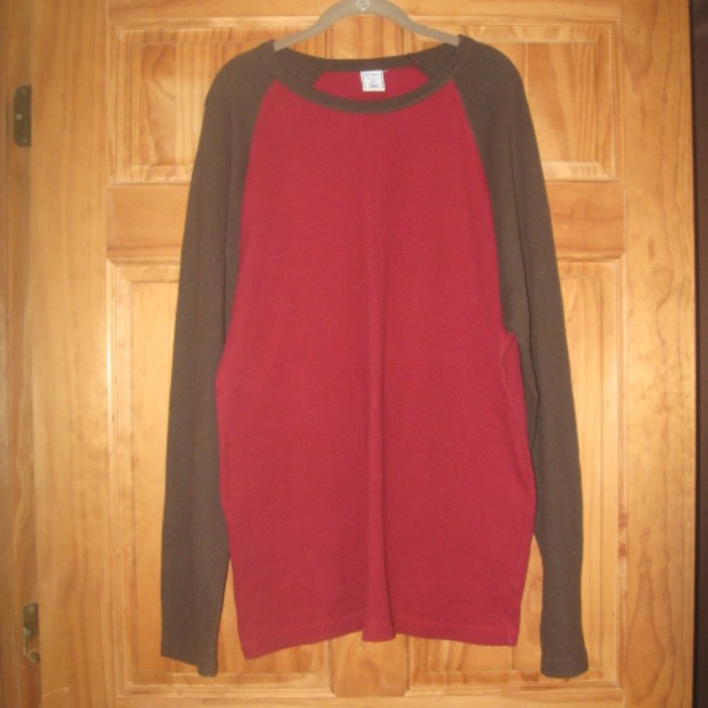 Old Navy Red/Brown Long Sleeve Shirt